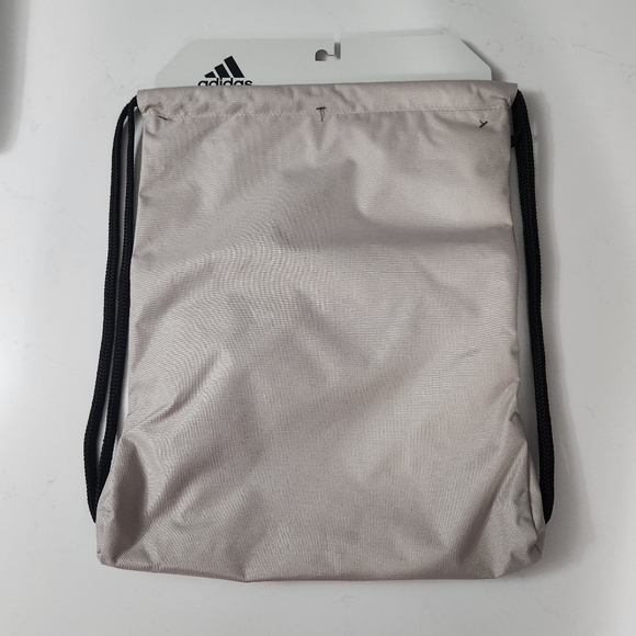 Adidas Classic 3S 2 Sackpack Backpack Knapsack Wonder Beige NWT Back Pack Bag - Picture 6 of 6